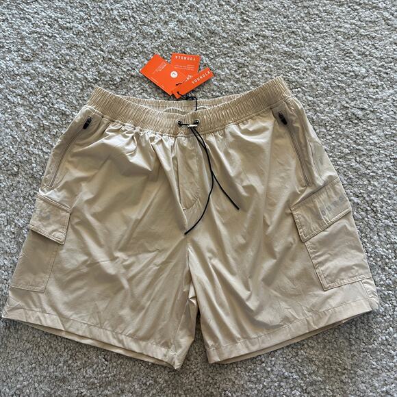 YoungLA Other - Men's YoungLA - Weightless Cargo Drawstring Shorts, L, NWT, Tan